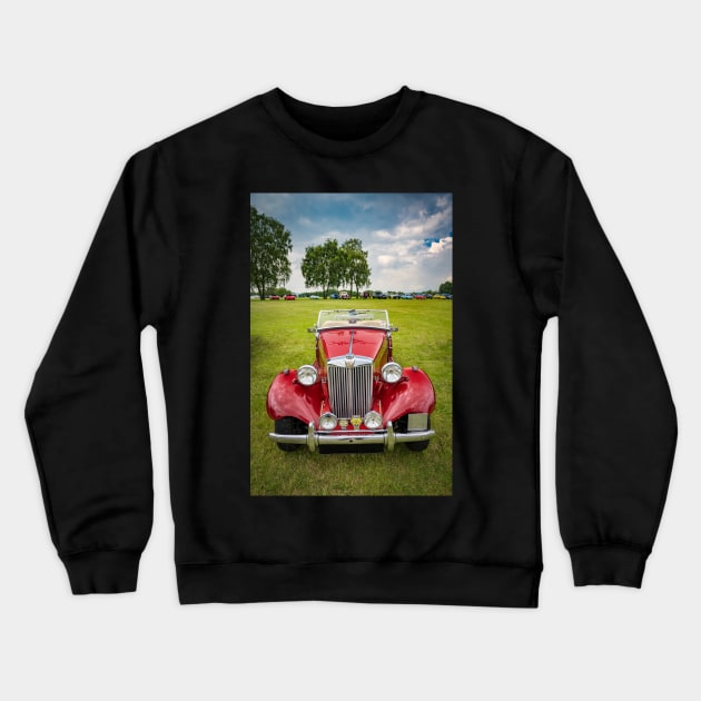 MG Classic Car 1953 Crewneck Sweatshirt by Adrian Evans Photography